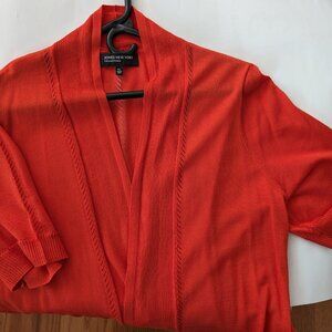 Jones New York Collection Short Sleeves Cardigan  - NWOT Size XL